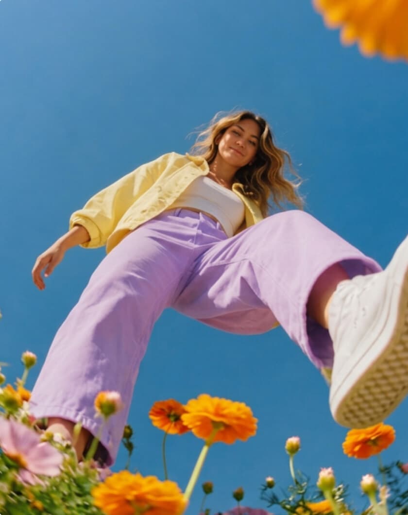 Light Spring editorial style