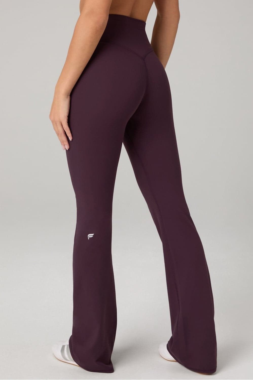 Fabletics PureLuxe High-Waisted TLC Kick Flare Leggings — Deep purple trouser — image 1 of 4