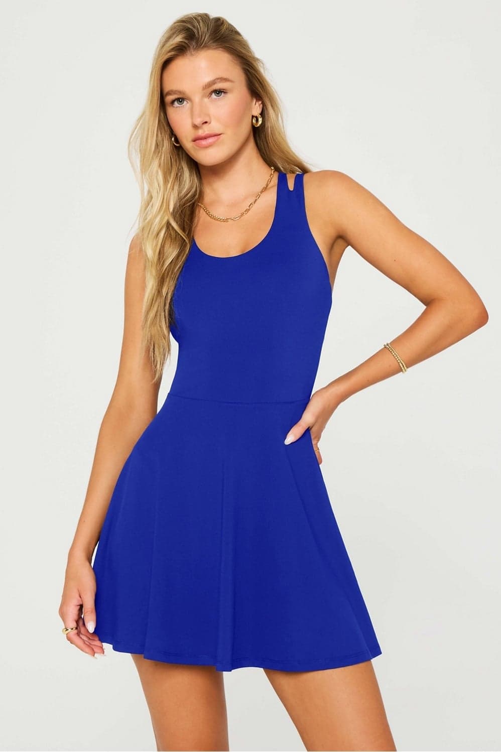 Fabletics Boost Performance Dress Mini — Royal blue dress — image 1 of 5