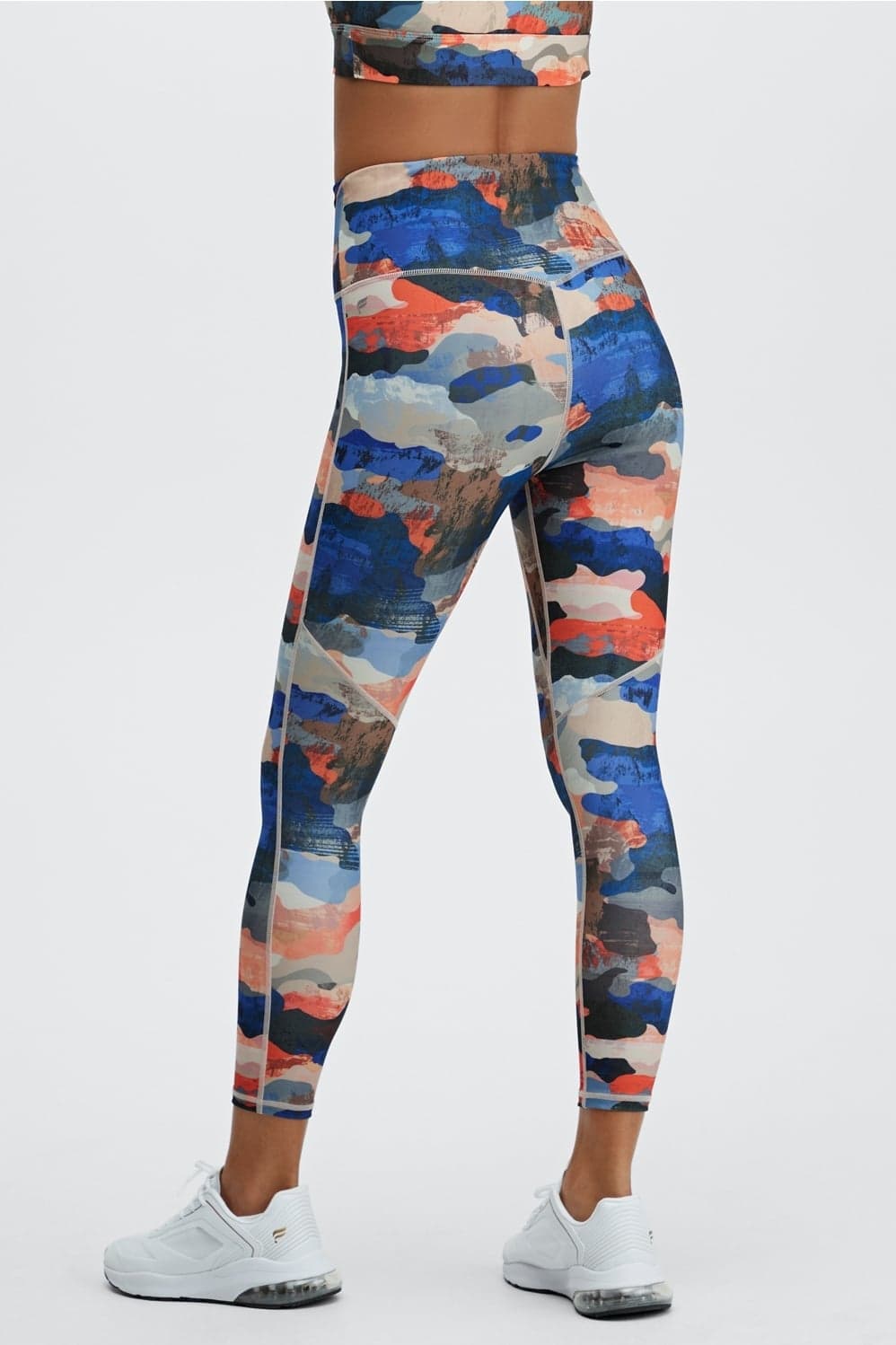 Fabletics Anywhere High-Waisted 7/8 Leggings — Royal blue trouser — image 1 of 6