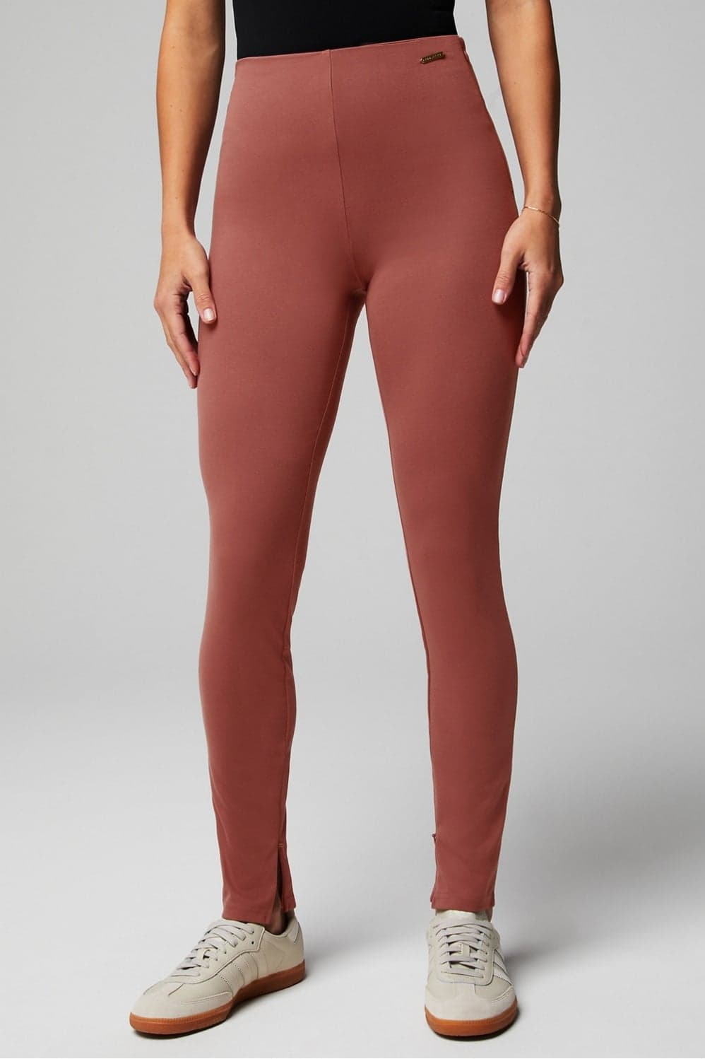 Fabletics 24-7 Skinny Trousers — Muted rose brown trouser — image 1 of 5